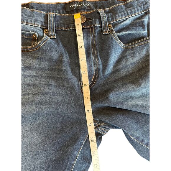 Aeropostale Womens Sz 6 High Rise Jegging Blue Denim Straight - Picture 4 of 7